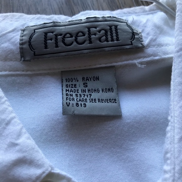 Men’s Loose White Shirt - Picture 5 of 5